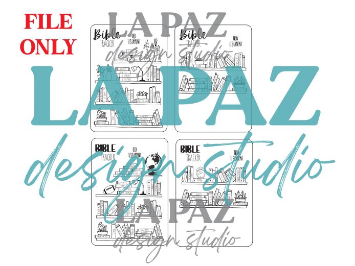 Books of the Bible Tracker SVG (Digital Download)