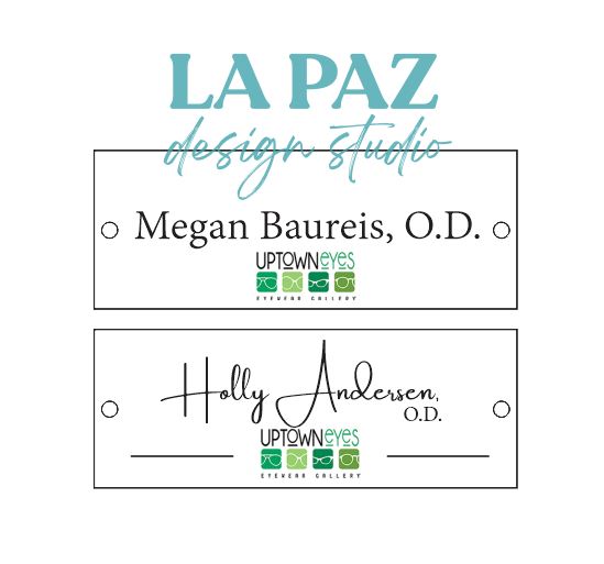 Custom Logo Acrylic Door Tag Plaque – Personalized Office & Business Sign