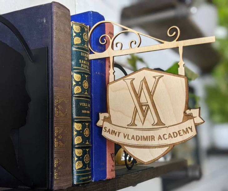 VA Shelf Silhouette – Vampire Academy Bookshelf Sign