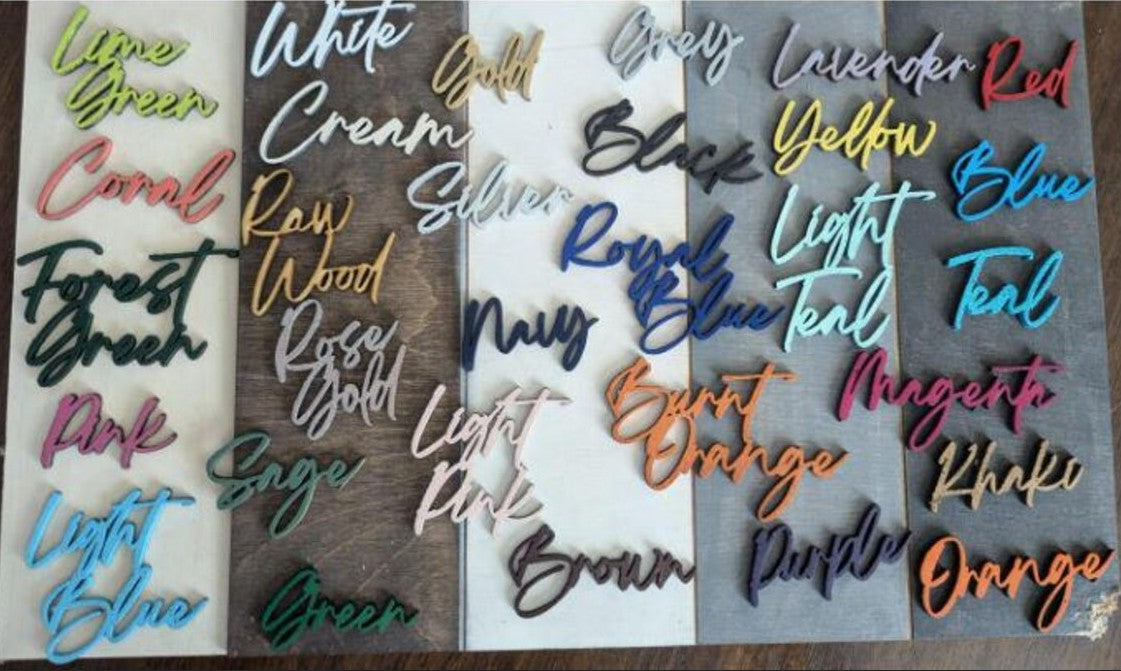 Per Tile - Personalized Wooden Name Blocks | Custom Wood Name Sign | Nursery and Kids Room Decor