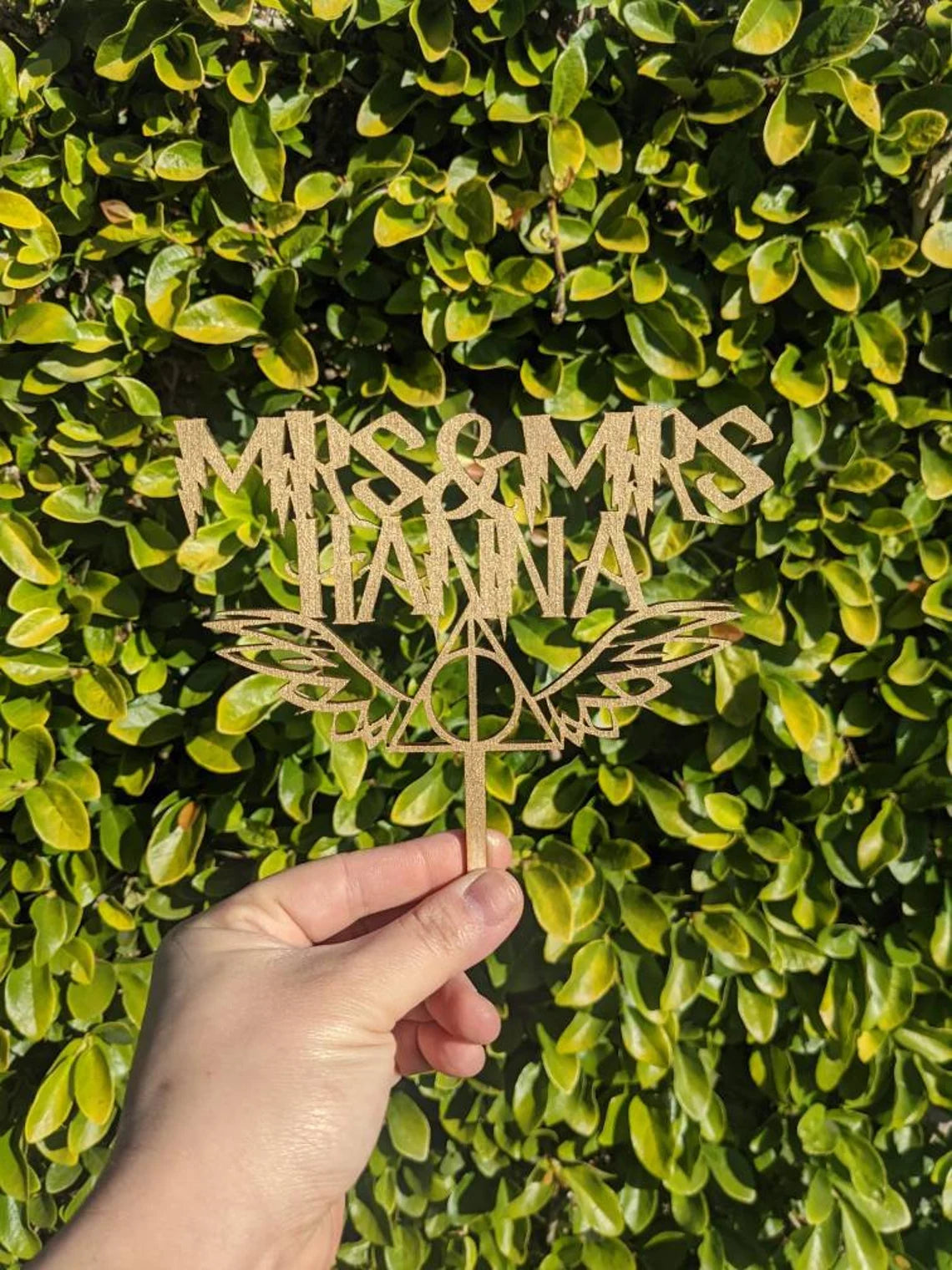 Mr and Mrs Wedding Cake Topper | Unique Wedding Cake Topper | Last Name Cake Topper | Inspired Style Cake Decorations