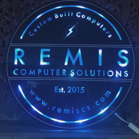 Personalized Acrylic LED Custom Business Logo Sign | Acrylic Business Neon Signs 3D Logo | Custom Shop Signage  | Office Sign | Light Up