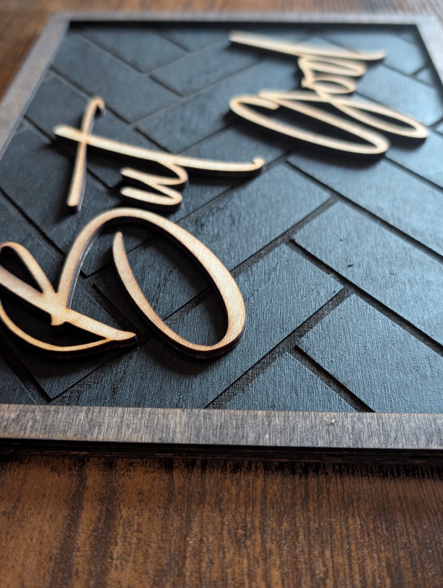 But God- Layered Wood Christian Wall Art