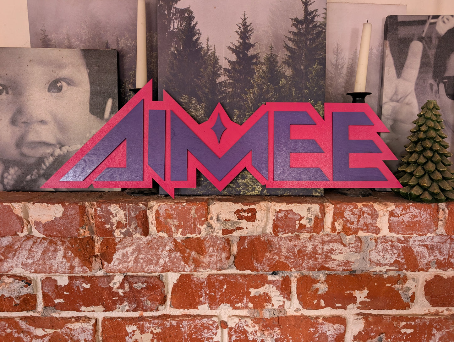 K-Pop Inspired Wooden Sign | Group Name or Custom Name Sign | Buy Individually or as a Set