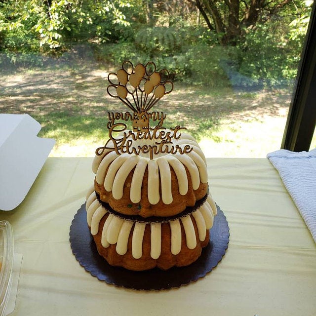 You're My Greatest Adventure Up House Cake Wedding Keepsake Topper