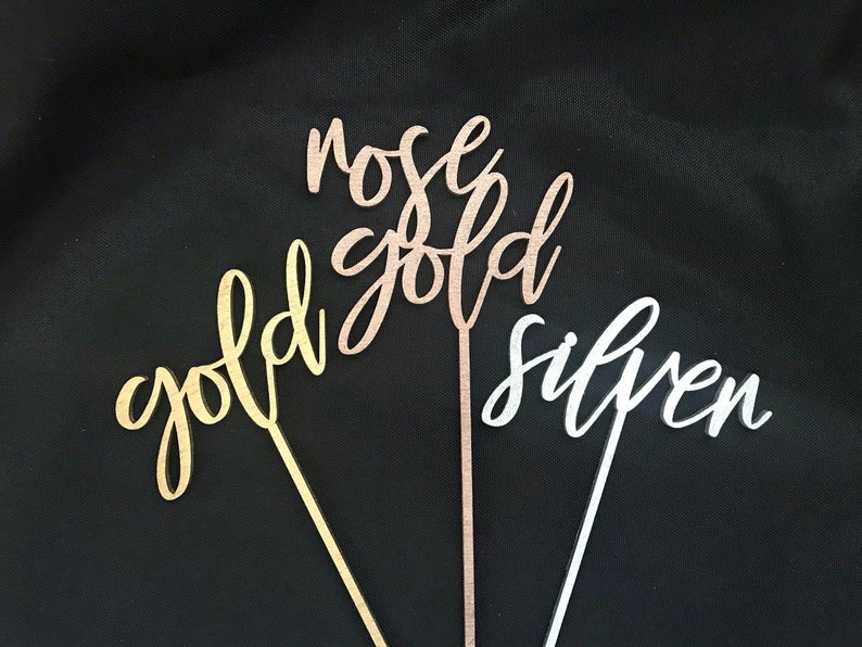 Personalized Name Cake Topper