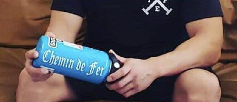 Chemin de Fer Gambler Card Game Railroad Decal Tumbler Decal