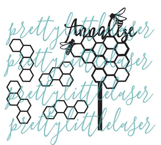 Personalized Baby Bee Cake Topper | Bumble Bee Baby Shower Cake Topper | Bee Party | Birthday | Bee Lover | Bee Day Cake Topper | Honeybee