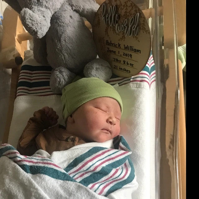 Hello Baby Birth Detail Hospital Sign