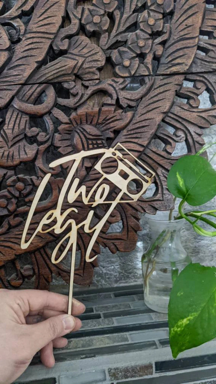 Two Legit to Quit Birthday Cake Topper