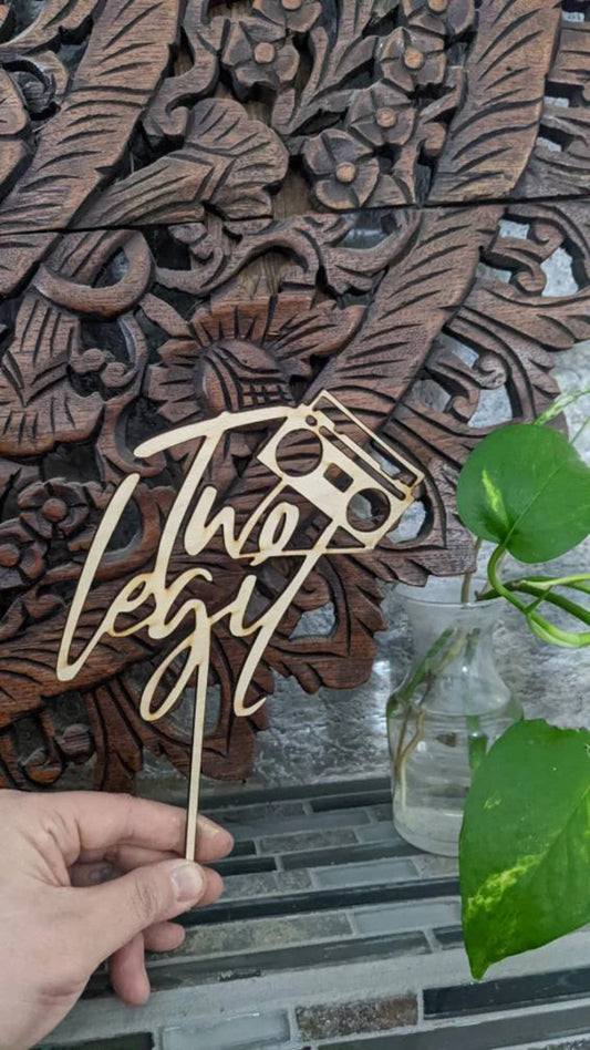 Two Legit  to Quit Birthday Cake Topper