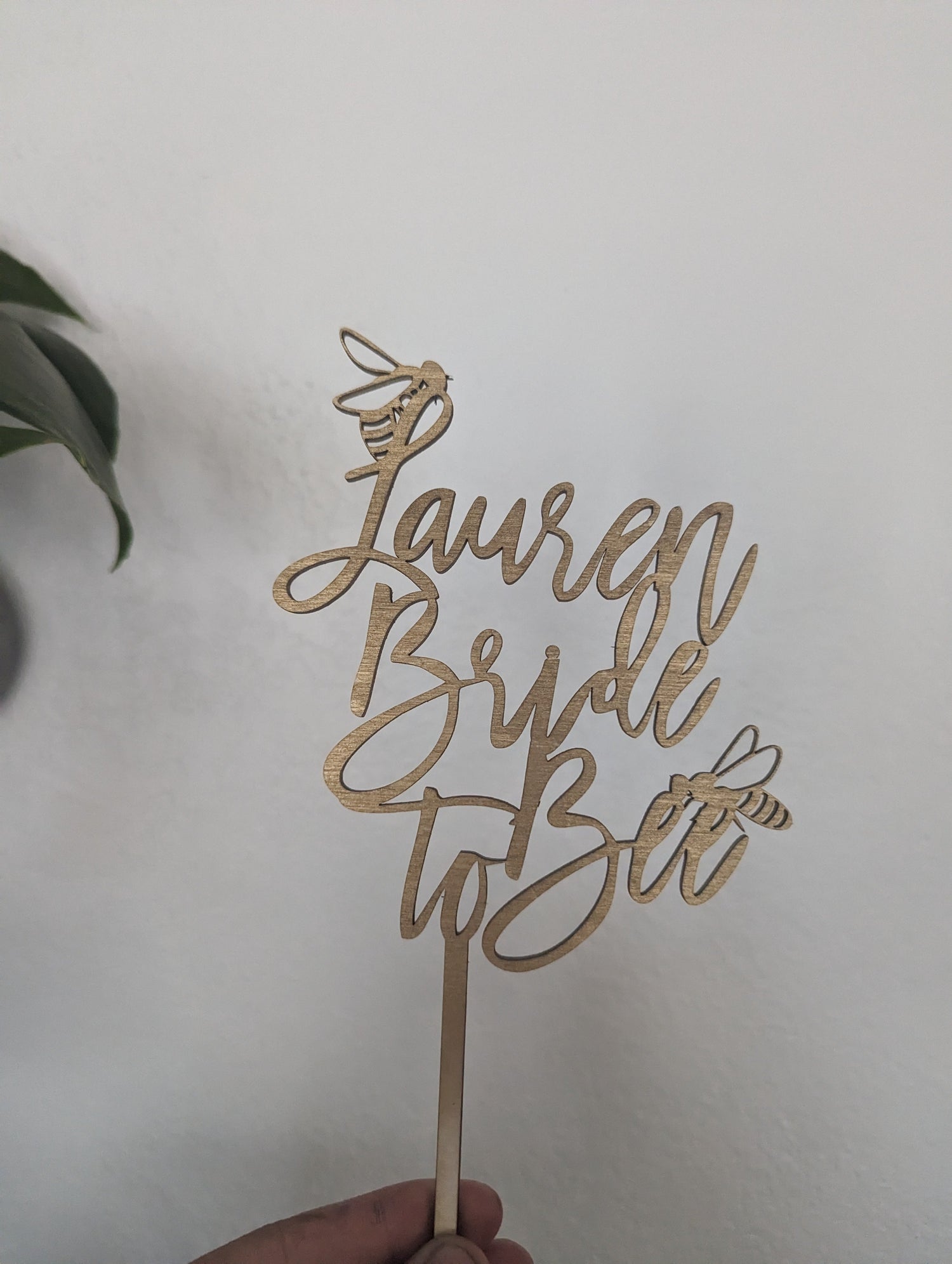 Engagement Cake Toppers: Personalized to Say “I’m Engaged”