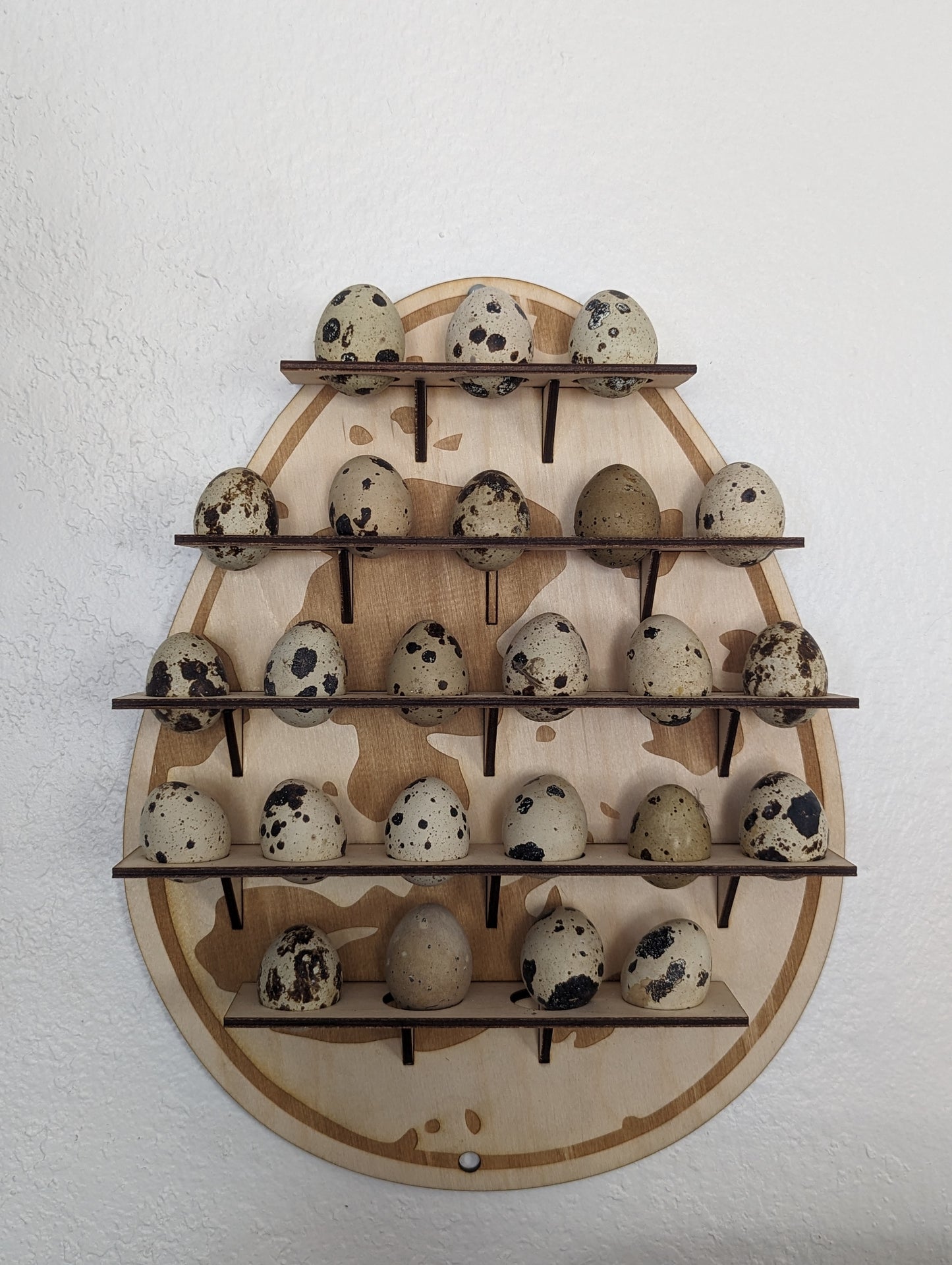 Quail Egg Holder | Wall Wooden Quail Egg holder | Quail Gift | Coturnix Quail Decor | Quail Egg Display | Quail Egg Home Decor