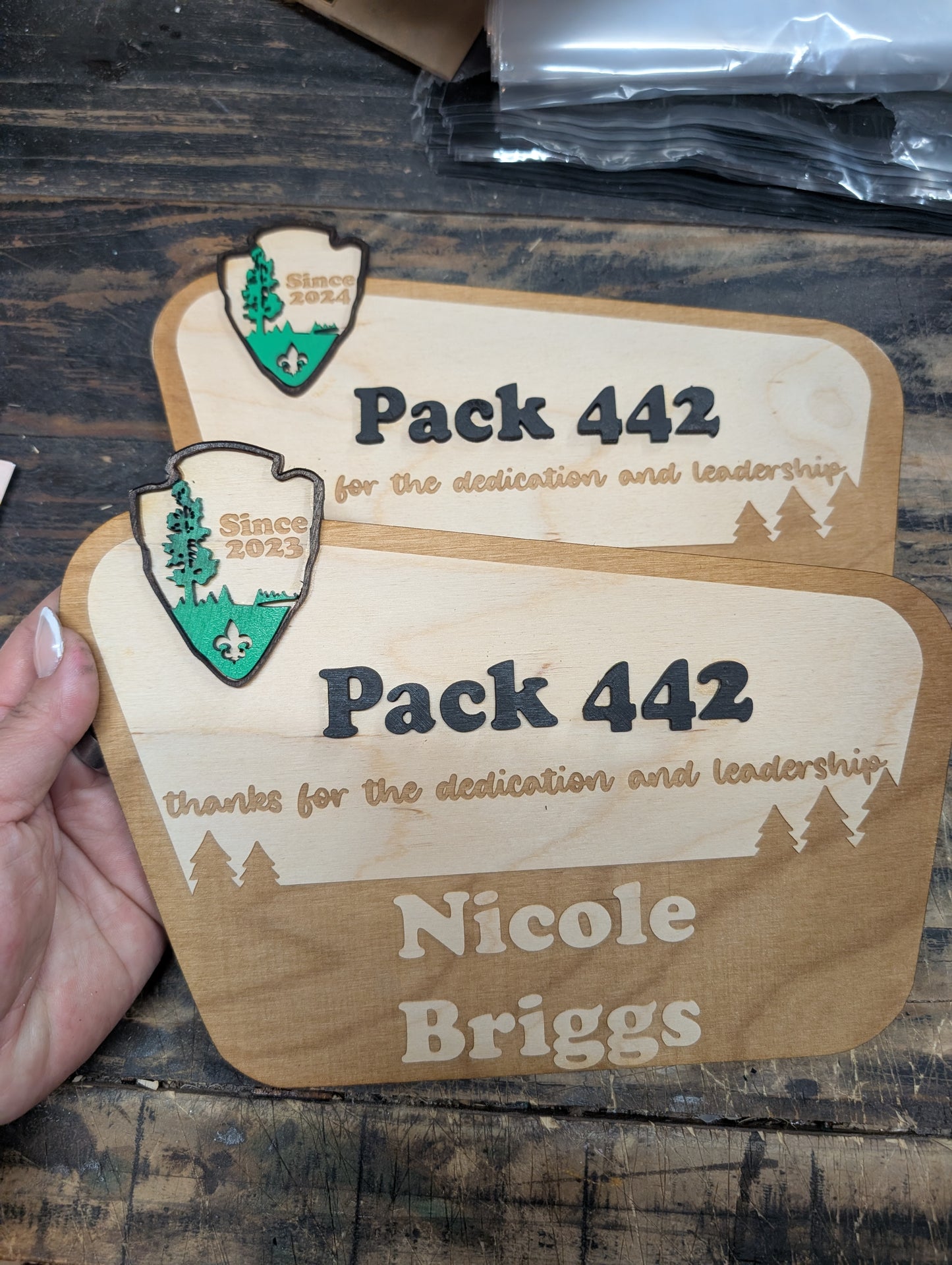 Personalized National Park Leader Sign – Troop/Pack Wall Decor
