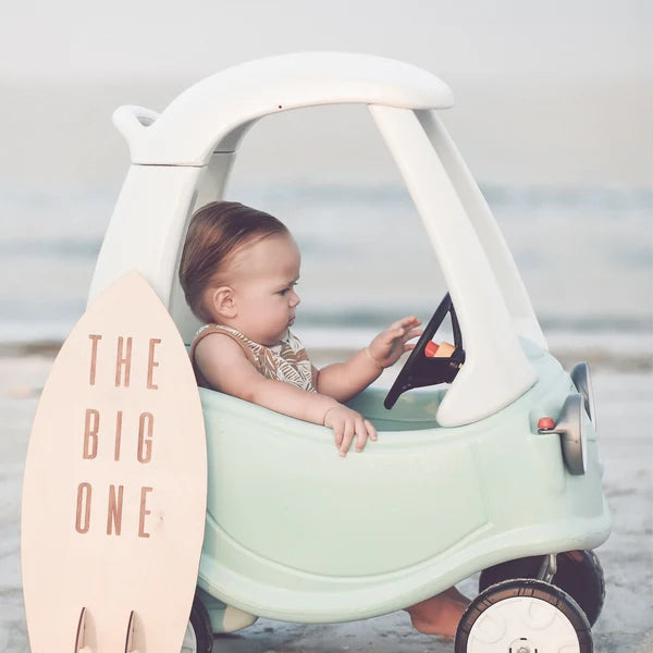 Custom Surfboard Sign | Surfer Life Party Décor – Laser Cut Birch