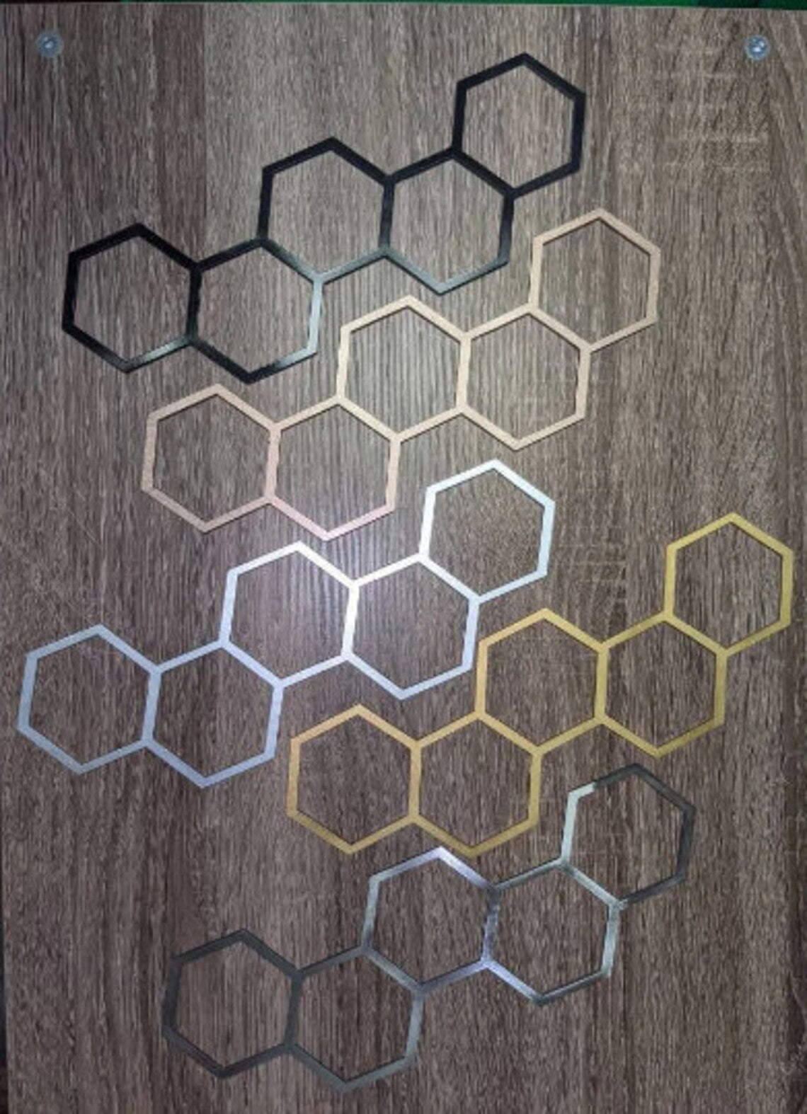 Honeycomb Hanging Trellis | Indoor Plant Support | Wood or Metal Wall Trellis Decor