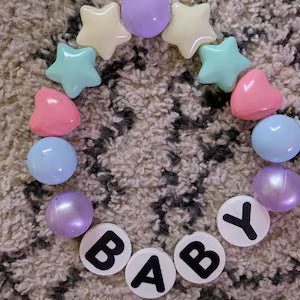Oversized 3D Printed Letter Beads Banner | Custom Name Party Decor | Personalized Bead Garland