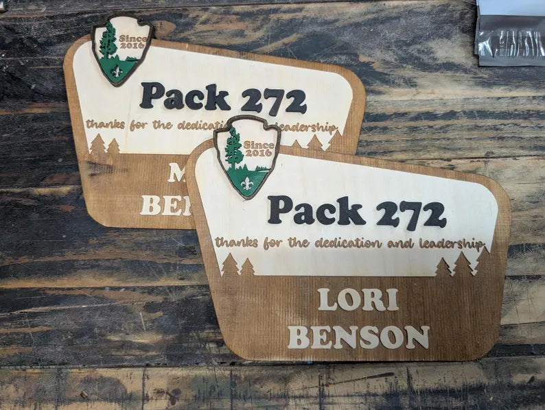 Personalized National Park Leader Sign – Troop/Pack Wall Decor