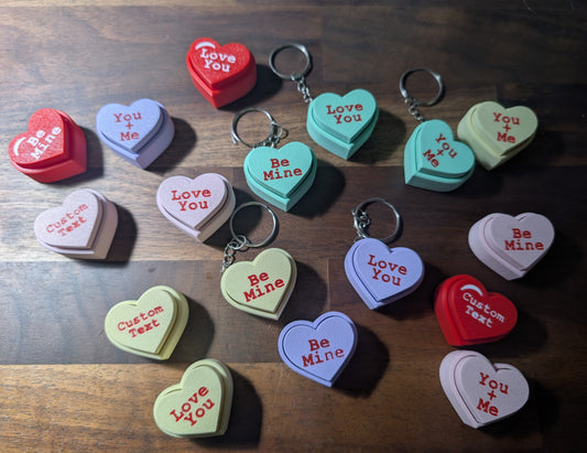 Personalized Valentine Conversation Heart Clicker Toy