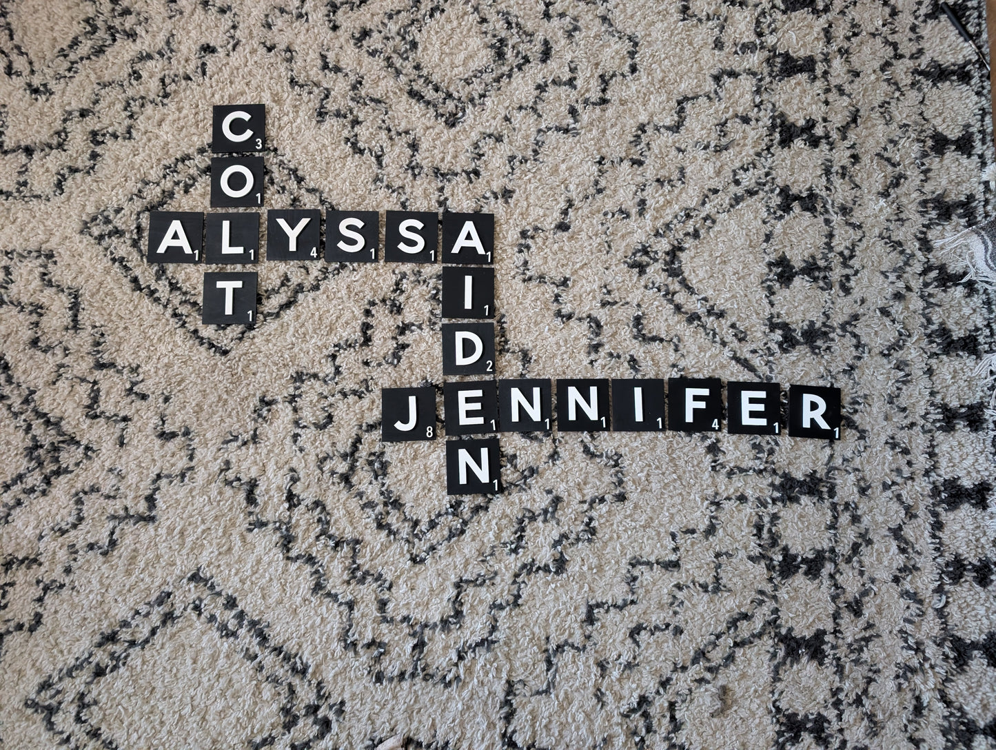 Custom Scrabble Letter Tile Wood Sign – Double Layered Baltic Birch