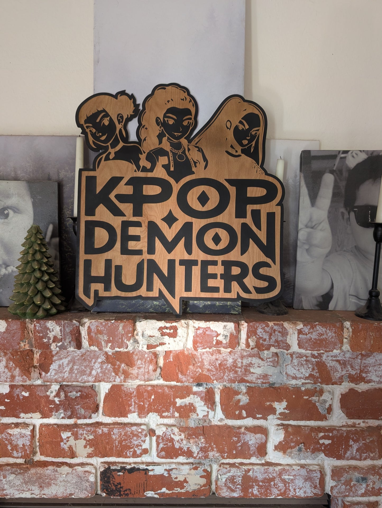 K-Pop Inspired Wooden Sign | Group Name or Custom Name Sign | Buy Individually or as a Set