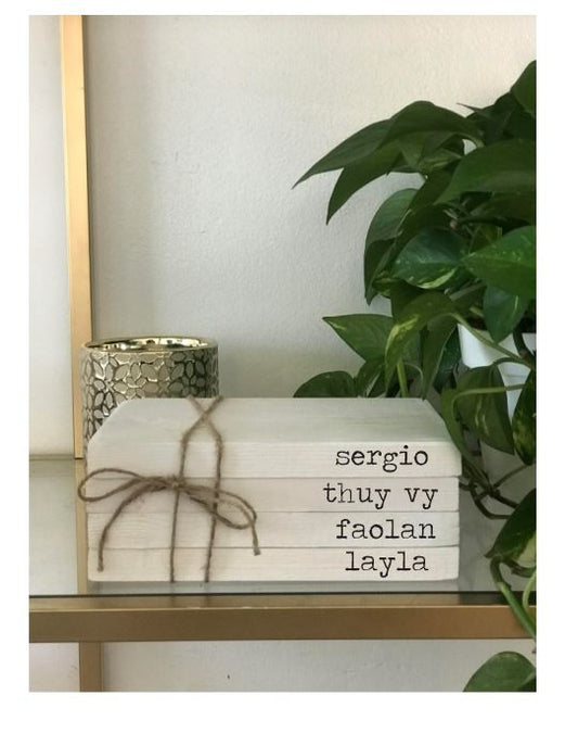Personalized Faux Book Bundle