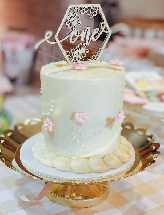 Custom Bee Age Cake Topper | Bumble Bee Birthday Cake Topper | Bee Party | First Birthday | Bee Day Cake Topper | Smash